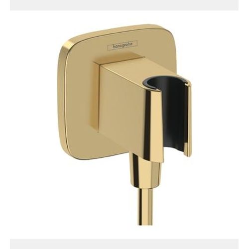 Hansgrohe - Support de douchette FixFit Q Aspect doré poli - Jaune