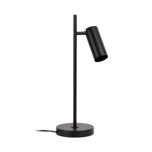Xanlite - Mathias - Lampe À Poser Verso En Métal Noir, Compatible Culot Gu10, 7w - Lapsverson - Noir