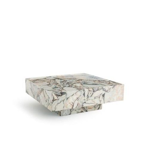 Am.Pm - Table Basse Carrée, En Marbre, Eros - Gris