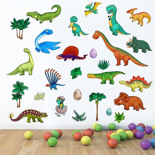 Stickers Dinosaure,Stickers Dinosaure Pour Enfant,Fille Garçon Deco Chambre Cadeau