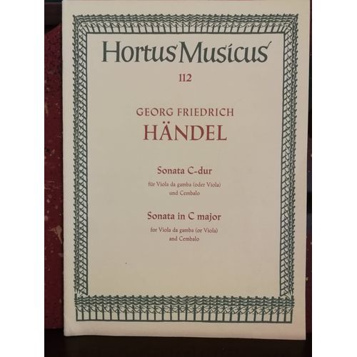 Sonata -Dur, Haendel - Pour Alto Et Clavecin