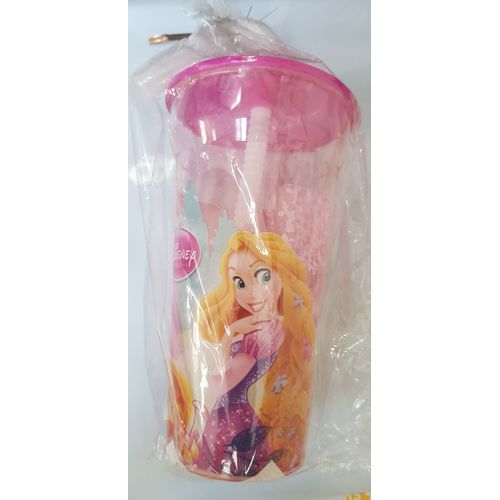 Gobelet Avec Paille Réutilisable / 400 Ml Princesses Disney