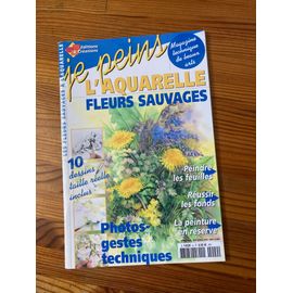 Magazine Aquarelle Spécial Fleurs Sauvages