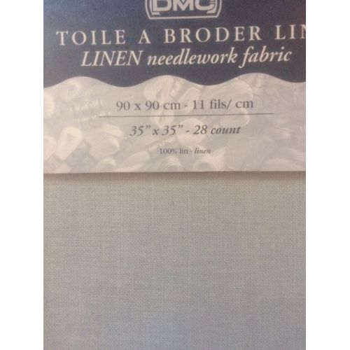 Toile A Broder Lin Ciel - 90 X 90 Cm - 11 Fils / Cm