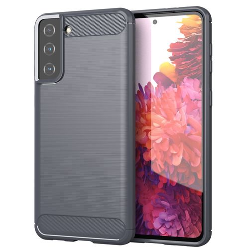 Coque Samsung Galaxy S21,Etui Pour Samsung Galaxy S21,Etui En Silicone Pour Samsung Galaxy S21,Convient A La Coque Samsung Galaxy S21,Gris