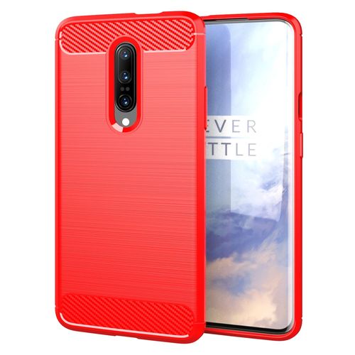 Coque Oneplus 7 Pro,Etui Pour Oneplus 7 Pro,Etui En Silicone Pour Oneplus 7 Pro,Convient A La Coque Oneplus 7 Pro,Rouge