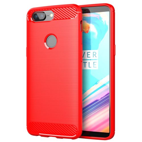 Coque Oneplus 5t,Etui Pour Oneplus 5t,Etui En Silicone Pour Oneplus 5t,Convient A La Coque Oneplus 5t,Rouge