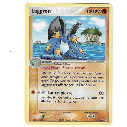 Laggron 27/100 - 120pv - Ex : Gardiens De Cristal - Rare