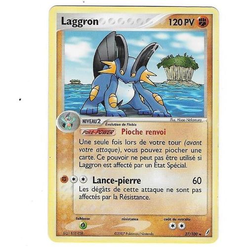 Laggron 27/100 - 120pv - Ex : Gardiens De Cristal - Rare