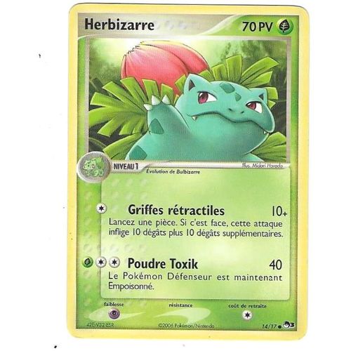 Herbizarre 14/17 - 70pv - Pokemon Promo Pop Series 3