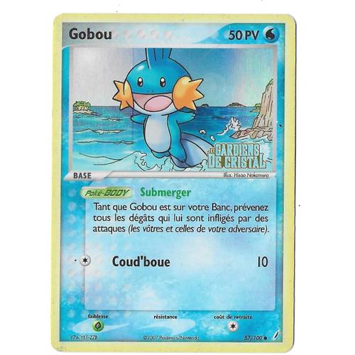 Gobou 57/100 - 80pv - Ex : Gardiens De Cristal - Carte Holo Pokemon Française (Avec Logo "Ex Gardiens De Cristal")