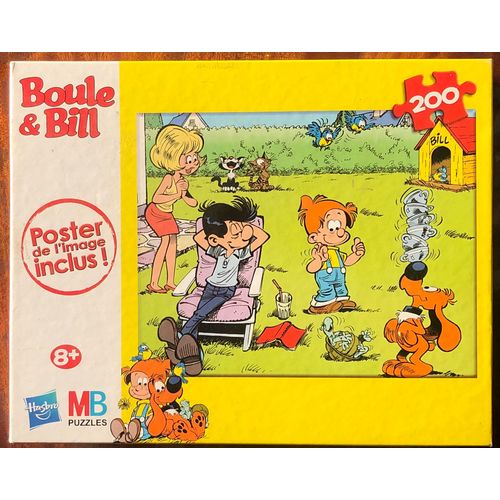 Puzzle Boule Et Bill 200 Pièces, Roba, Bd, Bande Dessinée, Figurine