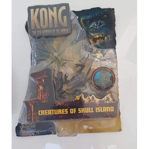 Kong The 8th Wonder Of The World / Creature Of Skull Island / 3 Créatures + Figurines Personnages / Grand Coffret