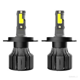 Lot de 2 Diesel AutoZone H7 Phare LED Ampoules Kit de Conversion COB Chips 8000LM 80W 6000K Lampes Blanc Ampoules 1 ans de garantie 