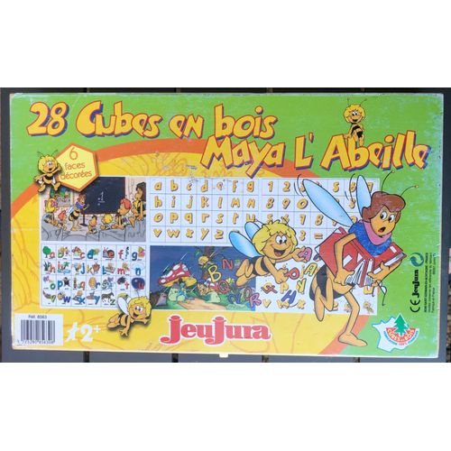 28 Cubes Maya L'abeille, 6 Faces Décorée, Dessin Animé, Vintage, Puzzle, Figurine