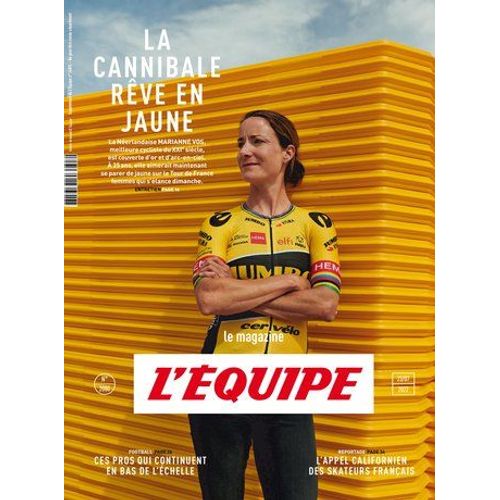L'equipe Le Magazine N° 2080 Du 23/07/2022 " La Cannibale Rêve En Jaune "