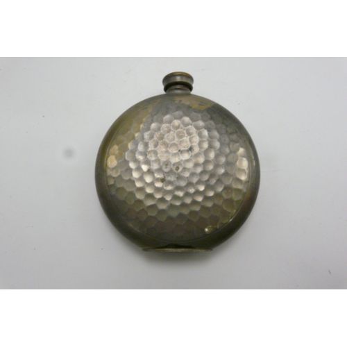 Ancienne Flasque En Metal / Sheffield Pewter - Made In England