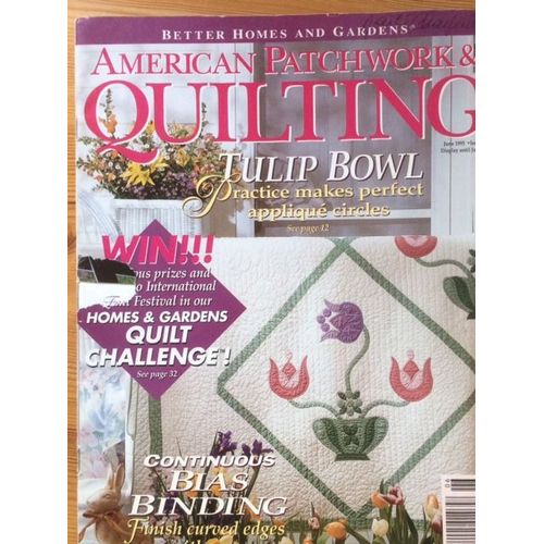 Revue American Patchwork & Quilting - Tulip Bowl 06