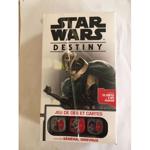 Star Wars Destiny Jeu De Dés Et Cartes Starter Général Grievous