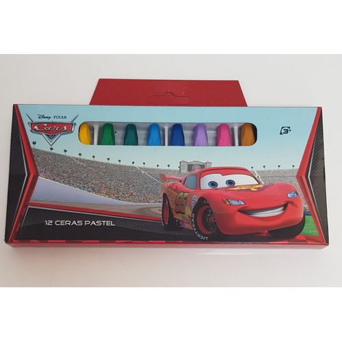 Fournitures Scolaires / 12 Crayons Pastel / Cars Disney