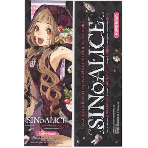 Marque Page Sinoalice (Jino Himiko / Yoko Taro / Takuto Aoki) - Editions Kurokawa