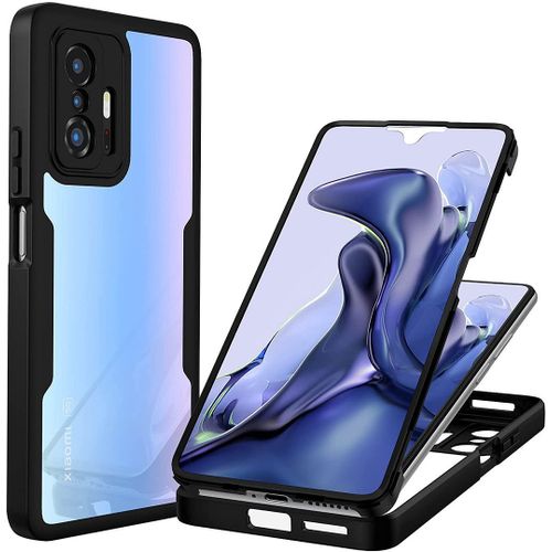 Coque Pour Xiaomi 11t 5g (6.67'') Integrale Bordure Renforcee Rigide Protection 360 Degre