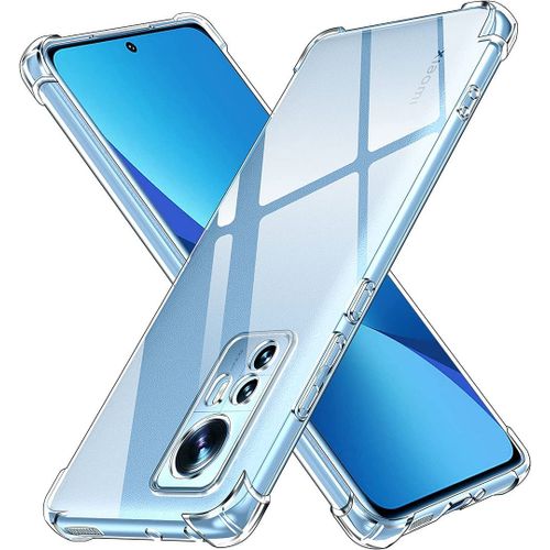 Coque Pour Xiaomi 12 Pro (6.73'') Coins Renforces Anti-Rayure Lisse Souple Tpu Transparente