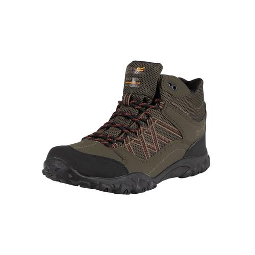 Regatta Pour Des Hommes Bottes De Marche Mi-Hautes Imperméables Edgepoint, Vert - 43 1/2