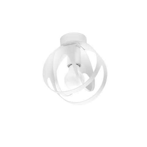 Sollux Lighting Tulos Semi Plafonnier, Blanc, 1x E27