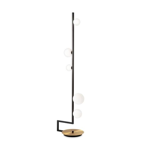 Ideal Lux Birds Lampadaire Globe Noir