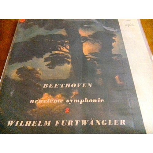 Beethoven - "Symphonie N° 9, En Ré Mineur, Op. 125, Avec Choeurs / Iii - Adagio Molto E Cantabile - Iv - Presto - Allegro [Vinyle Lp Album ¿ 33 Tours 12 "] - Direction : Wilhelm Furtwaengler