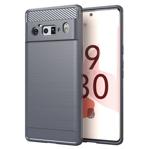Coque Google Pixel 6 Pro,Etui Pour Google Pixel 6 Pro,Etui En Silicone Pour Google Pixel 6 Pro,Convient A La Coque Google Pixel 6 Pro,Gris