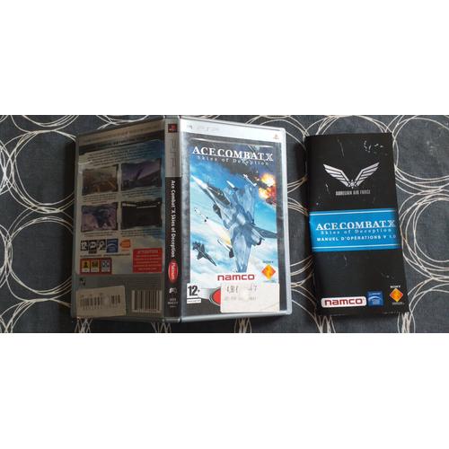 Boitier Vide Avec Jaquette Et Livret Du Jeu Psp Ace Combat X