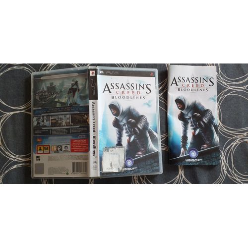 Boitier Vide Avec Jaquette Et Livret Du Jeu Psp Assassin's Creed