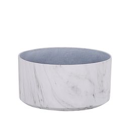 Pot De Fleurs Effet Marbre Blanc D43 Cm Valta