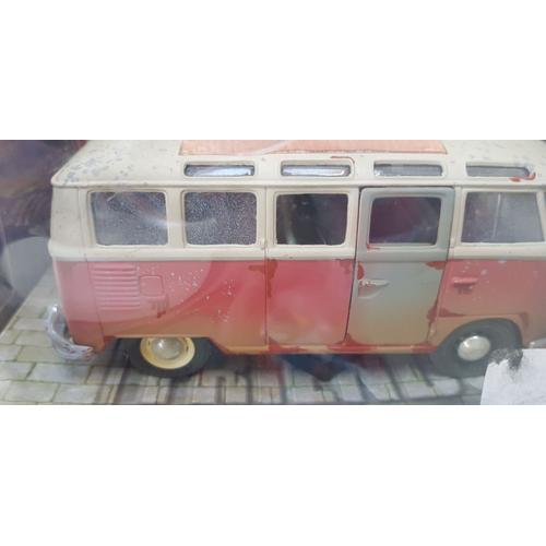 Voiture Miniature / Van Samba De Volkswagen / Collection En Metal Moule / Modele De Precision / Maistro / Neuf Il S Agit Du Modele En Photo / 25x12x12cm