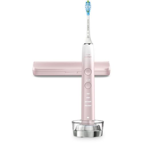 Brosse À Dents Électrique Philips Sonicare Diamondclean 9000 Rose Blanche