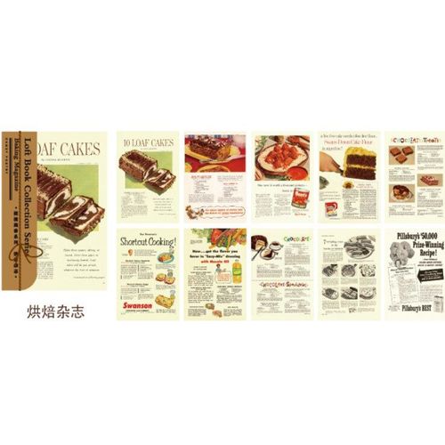 Bloc-Notes En Papier, 60 Pièces/Lot, Bloc-Notes, Collection Loft, Journal Poubelle, Cartes De Scrapbooking, Papier De Décoration D'arrière-Plan Rétro
