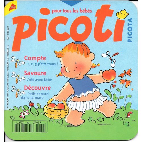 Picoti N° 82 (08/1996) - Le Magazine Des Tout-Petits / Magazine Cartonné