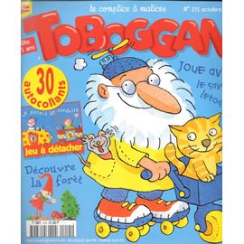 Toboggan Magazine N°215 (10/1998) - Dès 5 Ans - Découvre La Forêt / Joue Avec Le Savant Letoqué / Avec Un Jeu À Détacher "Le Permis De Conduire"