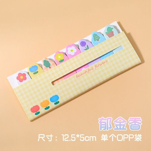 Bloc-Notes Autocollant Créatif Mignon Ours Chat Chien, Étiquette Autocollante, Signet Kawaii, Papeterie Pour Planificateur