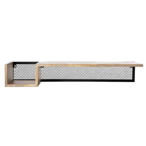 Étagère Murale Industrielle Manguier Massif Et Métal 90 Cm Rack