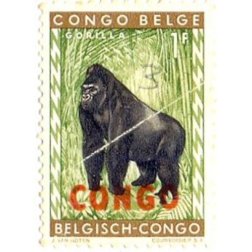 Timbre Du Congo Belge