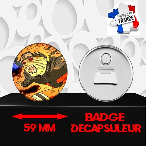 Magnet Décoratif Décapsuleur Aimanté 59 Mm Manga Naruto 93