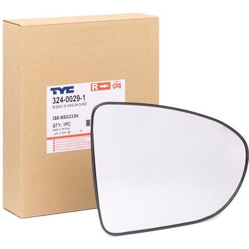 Tyc Miroir De Rétroviseur Nissan 324-0029-1 96365jd01a,96365jd11a Glace Retroviseur,Verre De Rétroviseur,Verre De Rétroviseur, Rétroviseur Extérieur