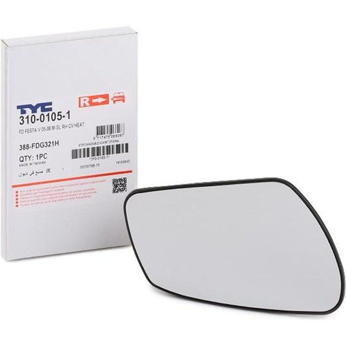 Tyc Miroir De Rétroviseur Ford 310-0105-1 1363672,6s6117k740aa Glace Retroviseur,Verre De Rétroviseur,Verre De Rétroviseur, Rétroviseur Extérieur