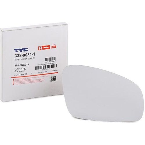 Tyc Miroir De Rétroviseur Skoda 332-0031-1 5j0857522h Glace Retroviseur,Verre De Rétroviseur,Verre De Rétroviseur, Rétroviseur Extérieur