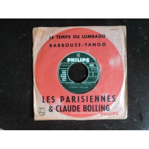 Les Parisiennes Et Claude Bolling Le Temps Du Lumbago / Barbouze-Tango