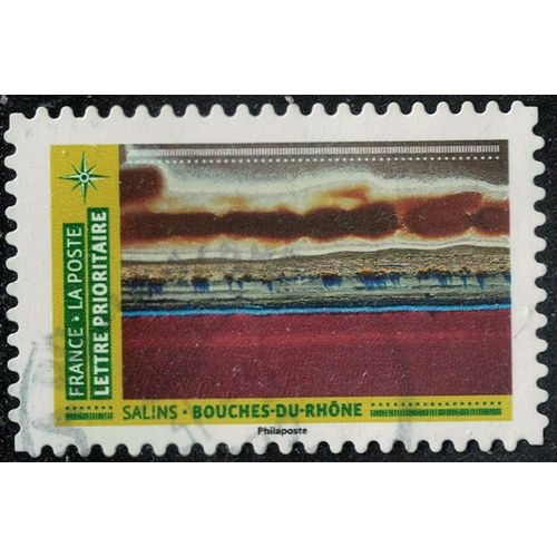 France 2021 Oblitéré Rond Used Mosaïque De Paysages Salins Bouches Du Rhône Y&t 1944 Su