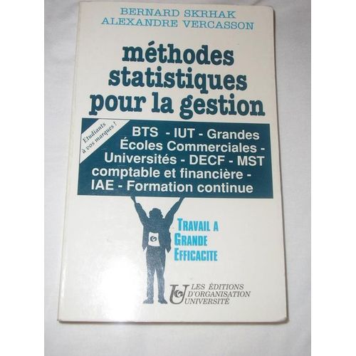 Méthodes Statistiques Pour La Gestion